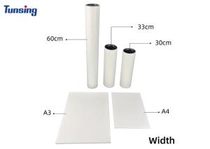China 0.075mm Thickness Pet Film 30cm 33cm 60cm Width Dtf PET factory