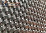 Interior Covering Elevator Mesh SS316 Crimped Weave Wire Mesh