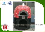 Italy Steel Pizza Oven Gas Heating Lava Rock Inner Baseplate Napoli Style