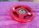 Alloy Material Gym Equipment Pulley 4.5 Inch Red Design Health Equipment Rollers