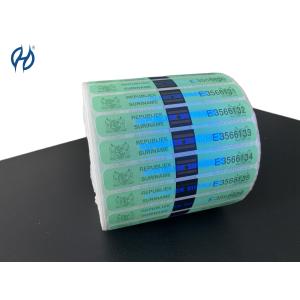 China Hologram Tobacco Tax Stamp Security Design Cigarette Tax Stamp factory