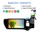 Android 10.0 For Toyota Aqua 2012 2013 2014 Car Radio Stereo Multimedia MP5