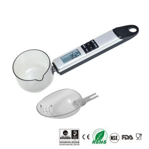 China Silver Digital Measuring Spoon , Kitchen Spoon Scale With Replaceable Heads factory
