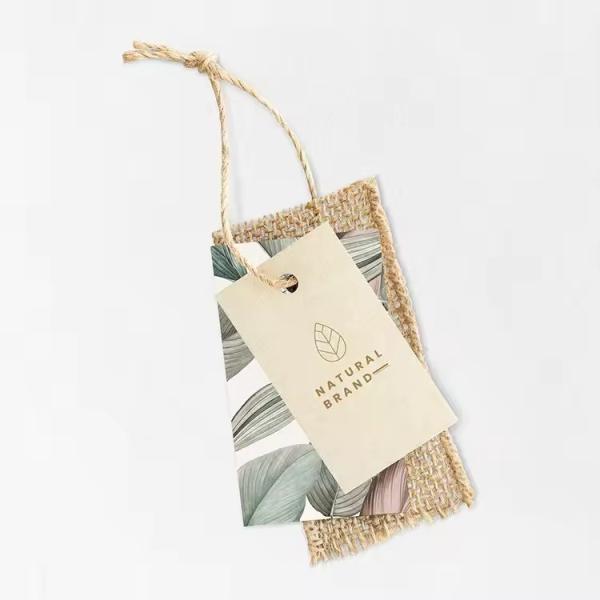 Anti Counterfeit Personalized Clothing Labels Wood Kraft Leather Custom Hang