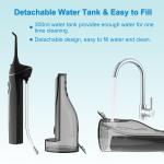 Portable Travel Cordless Dental Water Flosser Electric Oral Irrigator FCC