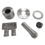 0.005mm Tolerance CNC Lathe Machine Parts for Hardened Metals / Precious Metals