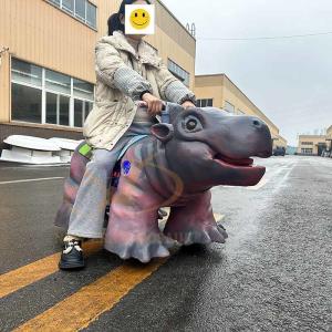 China Animatronic Electric Dinosaur Ride on Scooter for Shopping Mall factory
