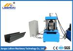 0.3mm-0.8mm Thickness Continuous Gutter Machine For Half Round Galvanized