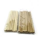 Custom Bamboo Drinking Straw 100% Natural Biodegradable Minor Caliber 20cm