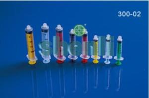China Pp Disposable Hypodermic Syringe 3 Part Syringe 2ml factory