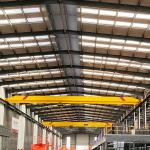 European Type Single Girder Overhead Bridge Crane Indoor Light Dead Weight