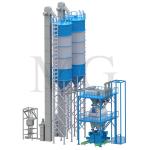 PLC Gypsum Plaster Tile Adhesive Mixing Machine Dry Mix Powder Mortar Plant