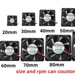 Aidecoolr 50*50*15Mm Axial Flow Fan Brushless 5V12V 24V Dc Cooling Fan Low Noisy