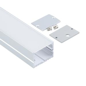 China T8 Extruded Surface Mount Led Profile Aluminum Mounting Channel factory