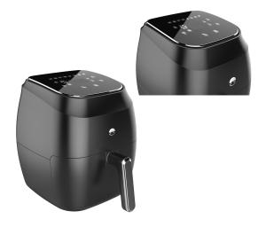 China 4.0L Healthy Air Fryer 2000W Oilless, Modern Design With Big Digital Screen factory