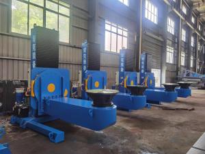 China 2 Ton L Type Welding Positioner Machine 3 Axis Tilting Welding Table Hydraulic Lifting factory
