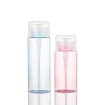 Pink Makeup Remover Cosmetic Packaging Empty Bottle Blue Nail Polish Remover