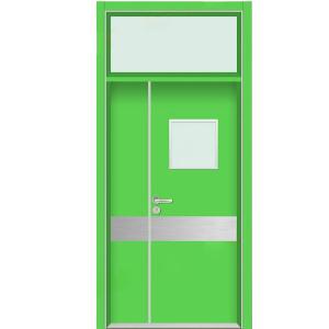 China Aluminum Honeycomb Filler Clean Room Door With 6mm Vision Glass factory