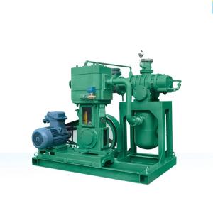 China JZJX series roots rotary vane vacuum pump unit factory