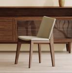 Modern Design Ashwood Frame Italian Classic Luxury Wood Dining Chair for Living