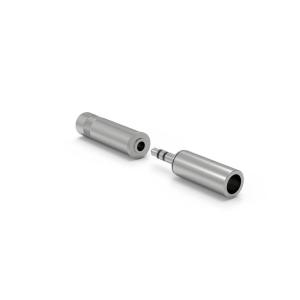 China Audio Connector 3.5 Mm Jack Plug Male Straight Style With Through Hole factory