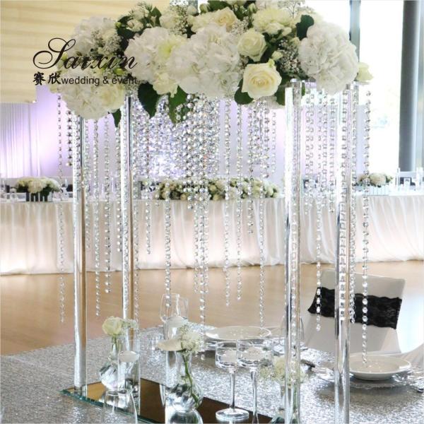 ZT-207 Wedding party decorations crystal acrylic display stand for wedding