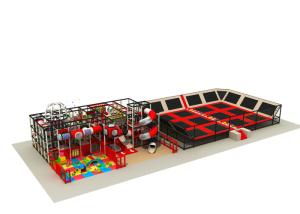 China Customized Kids Indoor Playground Equipment With Building Blocks Area KP160509 factory