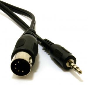 China 0.5M 5 Pin Din MALE To 3 Pole 3.5mm male Audio Cable on sale