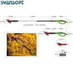 Electric scissors garden electric pruner battery powered pruner long handle
