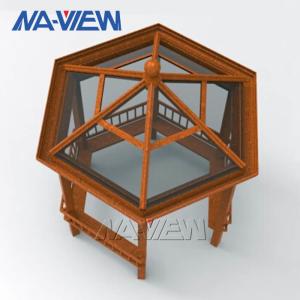 China Aluminum Alloy Prefabricated Gazebo Large Garden Gazebo For House factory