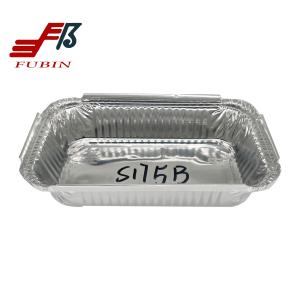 China Custom 360ml Rectangular Foil Trays Water Treatment Aluminum Sarter Packaging factory