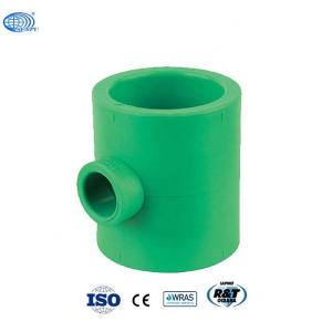 Green PPR Pipe Fitting Reducing Tee