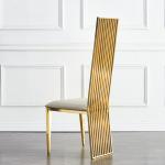 Light Luxury Fancy Kitchen Chairs High End Dining Chairs Backrest Included