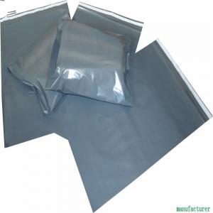 China Post Office Grey Plastic Mailing Bags 30 - 100MIC Thickness Customized Color factory