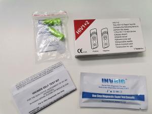 China Whole Blood HIV 1/2 Free Rapid Test Kits 99% Accurate factory