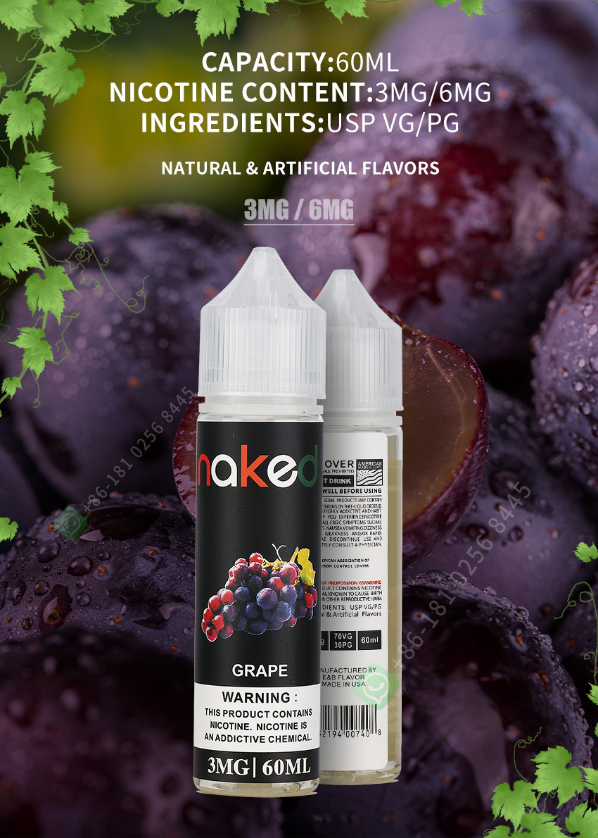 Customized E Cigarette Liquid For E-Cigarette Mod Vaping Device Vaping Juice Refill Smoke Juice