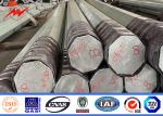 138kv Electrical Supplies Transmission Line Steel Round Power Pole With 355 Mpa
