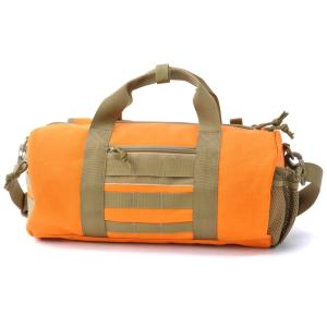 China Large Men Travel Duffel Bags Orange Duffel Bags With An Inner Pouch factory