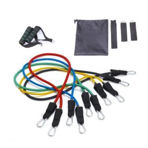 China 11Pcs Workout Recovery Equipment 1.2m Resistance Tubes Exercises factory