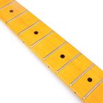 Matte Finish Darker Yellow TL Guitar Neck Maple 22 Frets 26.38 Inches Length