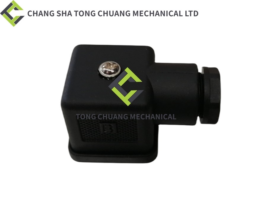 Zoomlion And Sany Concrete Pump Parts Multi Way Valve Solenoid Plug For Have 7709 050b