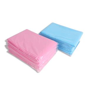 China PP Non Woven Fabric Disposable Bed Sheet Blue Pink Color For Hospital Using factory