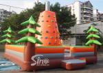 Outdoor kids inflatable rock climbing wall for inflatable sports games