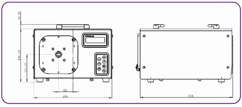 stainless steel housing industrial large flow rate peristaltic pump