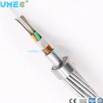 Customizable OPGW Cable Fiber Optical Ground Cable with No Insulation Material