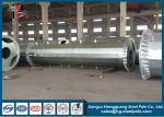 7m - 15m Electrical Power Pole 12 Sides Shape Low Voltage Steel Tubular Pole