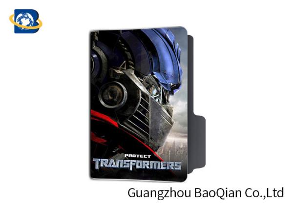 Transformers 3D Lenticular Printing Service , Plastic Document Folder Flip