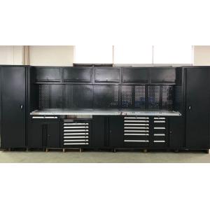 Movable Large New Black Garage Workbench / for Workshop Steel Combination Tool