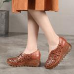 S403 Leather Shoes Handmade Toe Layer Cowhide High Quality Women'S Shoes Custom