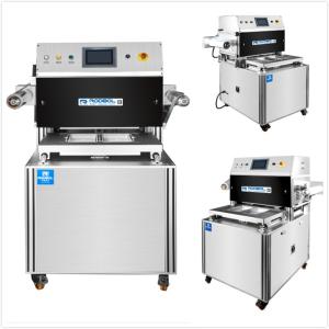 China MAP Vacuum Skin Packaging Machine Commercial For Packing Seafood Cheese factory